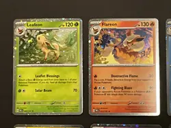 Pokemon Prismatic Evolutions Cosmo Holo Promo Cards (8) Mini Tin Costco Pack - Image 2