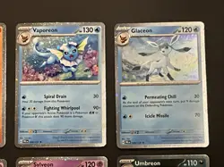 Pokemon Prismatic Evolutions Cosmo Holo Promo Cards (8) Mini Tin Costco Pack - Image 3