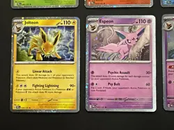 Pokemon Prismatic Evolutions Cosmo Holo Promo Cards (8) Mini Tin Costco Pack - Image 5