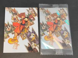 Kingdom Hearts Wafer Card Chain of memories Sealed Japanese 07 art museum eb232 - Image 1
