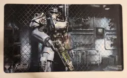 Fallout Puresteel Paladin Ultra Pro Playmat Used Very Good - Image 1