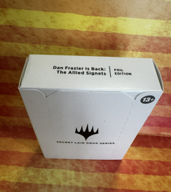 MTG SECRET LAIR DROP DAN FRAZIER IS BACK: THE ALLIED SIGNETS FOIL SEALED - Image 1