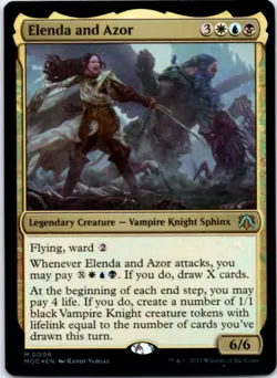 Elenda and Azor (Foil) Commander: March of the Machine, 6 NM - Image 1