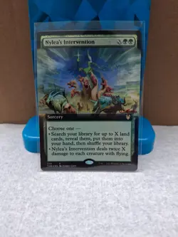 1 x Nylea's Intervention - Extended Art - Theros Beyond Death - NM-Mint - MTG - Image 1