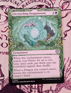 MTG Encroaching Dragonstorm Showcase Tarkir Dragonstorm NM - Image 1