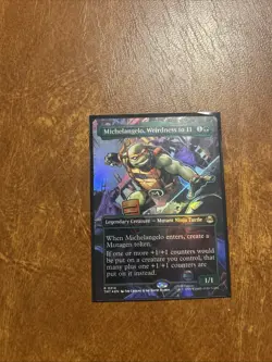 Michelangelo, Weirdness to 11 (Borderless) Teenage Mutant Ninja Turtles Foil - Image 1