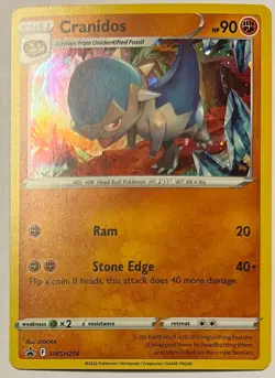 Pokemon TCG Black Star Promo - Cranidos - Holo - SWSH274 - NM - Image 1