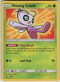 Pokemon TCG Shining Celebi Promo SM Promos SM79 - Image 1