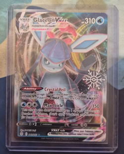 2021 Pokemon Glaceon VMAX Evolving Skies Rare Holo #41/203 Near Mint - Image 1