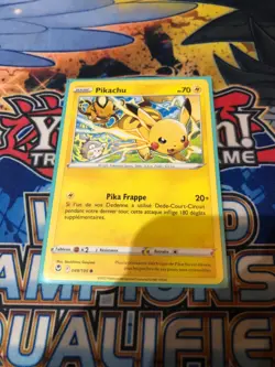 pikachu carte pokemon francaise 70 PV 049/095 tempete d'argent - Image 1