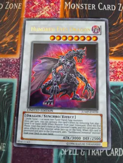 Yu-Gi-Oh! TCG Hundred-Eyes Dragon JUMP-En039 Limited Ultra Rare Lightly Played - Image 1