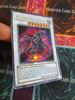 Yu-Gi-Oh! TCG Hundred-Eyes Dragon JUMP-En039 Limited Ultra Rare Lightly Played - Image 2