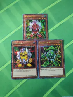 Gadget Set Green Red Yellow 1st Edition Quarter Century QCR LP Yugioh Free Ship - Image 1
