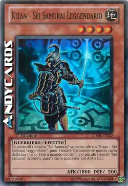 EX ☻ Kizan - Sei Samurai Leggendario ☻ Super Rara ☻ STOR IT020 ☻ YUGIOH - Image 1