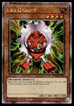 Yu-Gi-Oh TCG 25th Anniversary Dueling Mirrors #MP24-EN012 Red Gadget QCR 1st Ed. - Image 1