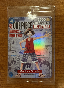 Monkey.D.Luffy One Piece US Voyage College Basketball - Image 1