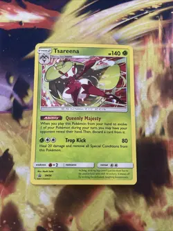 Tsareena ~ SM26 ~ Holo ~ BLACK STAR PROMO ~ Moderate PLAY ~ Pokemon Card - Image 1