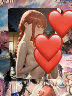 Non-Holo Beautiful Waifu Card Goddess Story CCG Anime Waifu Double Sided - Image 2