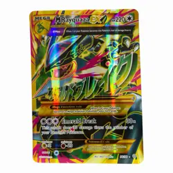 Mega M Rayquaza EX Jumbo/Oversized Card 98/98 Full Art Holo - Image 1