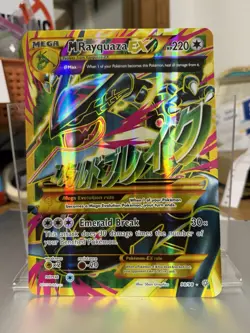 Mega M Rayquaza EX Jumbo/Oversized Card 98/98 Full Art Holo - Image 4