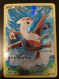 Latias XY78 Holo Full Art Black Star Promo Pokemon Card - Image 1