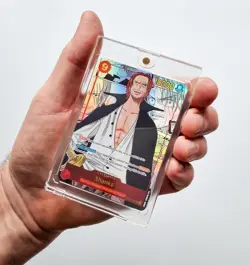 Shanks OP-01 Secret Rare Manga Premium Custom One Piece TCG Proxy Card - Image 2