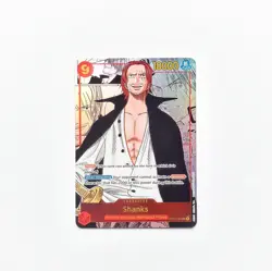 Shanks OP-01 Secret Rare Manga Premium Custom One Piece TCG Proxy Card - Image 4