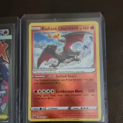 Pokemon TCG 4 Card Lot Charizard Radiant, Charizard EX, Inferno X, Tera Holo - Image 4