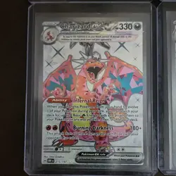 Pokemon TCG 4 Card Lot Charizard Radiant, Charizard EX, Inferno X, Tera Holo - Image 5