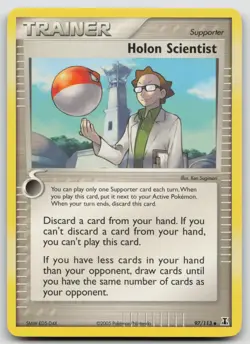 Pokemon Card Holon Scientist Uncommon Delta Species 97/113 - Image 1