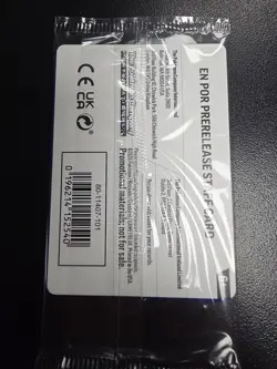 Sealed Pokemon TCG Mega Evolution Perfect Order STAFF Promo 4 Card Pack - Image 2