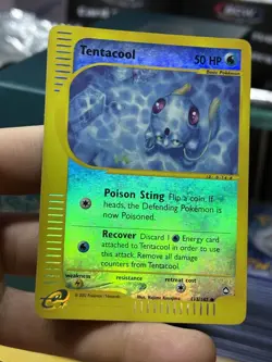 Tentacool 113/147 Aquapolis 2002 Reverse Holo e-Series Pokemon Card TCG - Image 4