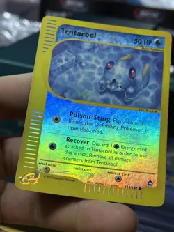 Tentacool 113/147 Aquapolis 2002 Reverse Holo e-Series Pokemon Card TCG - Image 5