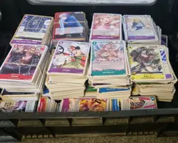 One Piece TCG Bulk Cards 1750+ job lot, common, uncommon, Leader & Rares - Image 1