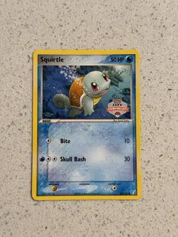 Squirtle 63/100 City Championships League Crystal Guardians Pokemon Card LP - Image 1