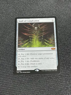 Staff of Compleation / MTG Commander "Tarkir: Dragonstorm" / Near Mint - Image 1