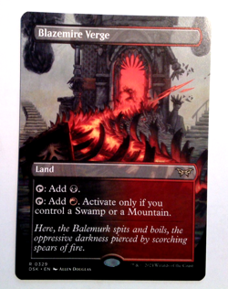 Blazemire Verge (Borderless) - Duskmourn: House of Horror (DSK) - EN - R 0329 - Image 1