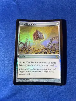 1x FOIL DOUBLING CUBE x1 LP+ Fifth Dawn Original MtG Magic fast shipping - Image 1