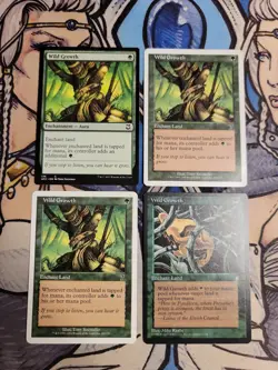 4x Wild Growth -NM/LP Mixed Sets MTG Magic - Image 1