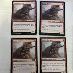 Goblin Motivator X4 M19 Core Set 2019 Magic the Gathering MTG MP - Image 1