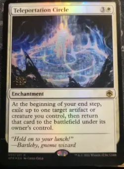 MTG: Teleportation Circle Adventures in the Forgotten Realms Foil NM - Image 1