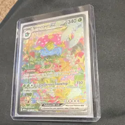 Pokemon TCG Venusaur EX & Charizard Full Art Holo Card Lot 198/165 English - Image 1