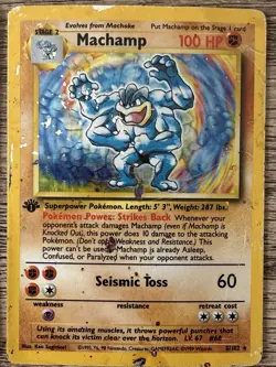 Vintage Pokemon Card Lot – DAMAGED / HP – Pikachu, Mew, Machamp, Promos - Image 5