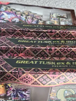 Pokemon Paldean Fates Great Tusk & Iron Treads Premium Cillection - Lot of 5 - Image 4