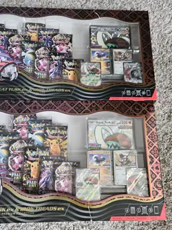 Pokemon Paldean Fates Great Tusk & Iron Treads Premium Cillection - Lot of 5 - Image 5