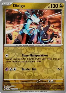 Dialga - Reverse Holo - Surging Sparks - Pokemon TCG - 135/191 - Image 1