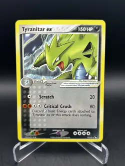 2004 Pokemon POP Series 1 Tyranitar ex 17/17 Non-Holo Rare Vintage LP/NM - Image 1