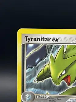 2004 Pokemon POP Series 1 Tyranitar ex 17/17 Non-Holo Rare Vintage LP/NM - Image 3