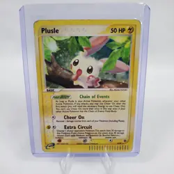 Plusle - 8/97 - Holo Rare e-Series EX Dragon - Pokemon TCG - Damaged - Image 3