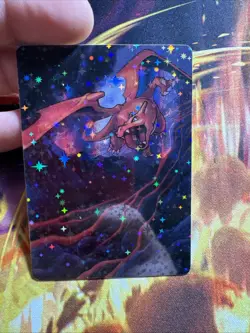 2020 Pokemon Vivid Voltage PRERELEASE Charizard Promo SWSH CUSTOM PAINTED ART🔥 - Image 2